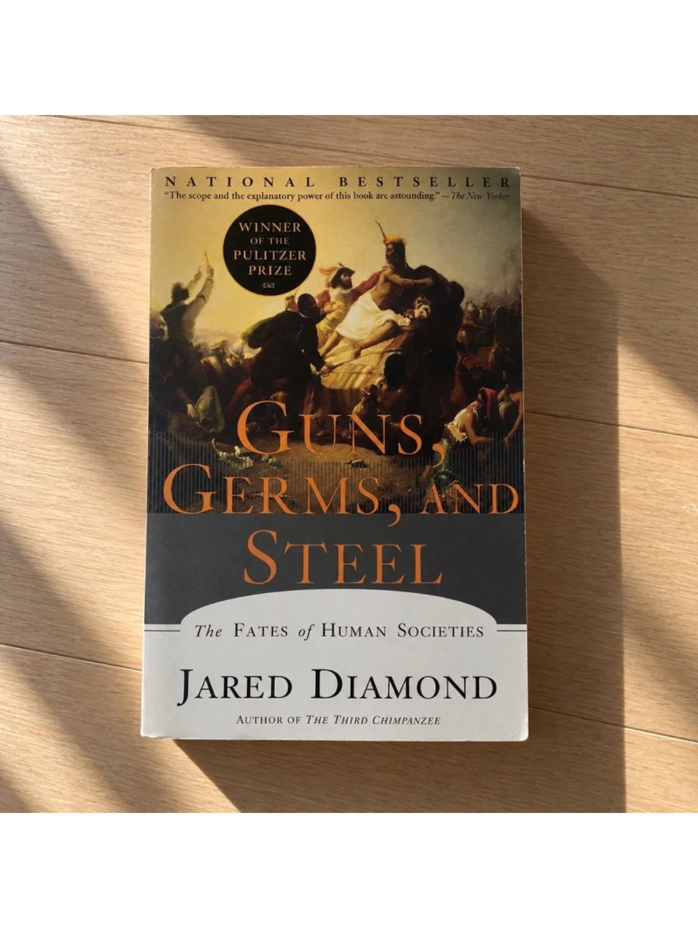 Guns Germs and Steel Jared Diamond Pulitzer Prize 1999 Paperback History